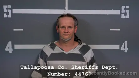 Mugshot of JEREMIAH DALE GARRETT booked in Tallapoosa County, Alabama on May 6, 2026