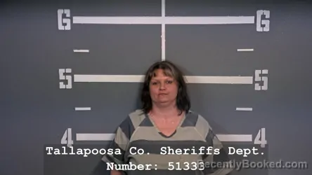 Mugshot of BAMBI TAYLOR BLALOCK booked in Tallapoosa County, Alabama on June 22, 2026