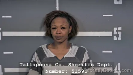 Mugshot of Lavada Nakia Carlisle booked in Tallapoosa County, Alabama on October 23, 2026