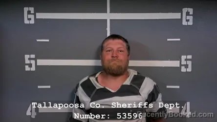 Mugshot of MICHAEL SHANE BONE booked in Tallapoosa County, Alabama on March 21, 2026