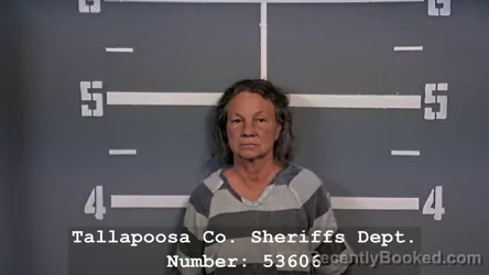 Mugshot of ROBERTA JEAN SMITH booked in Tallapoosa County, Alabama on March 27, 2026