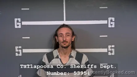Mugshot of Joshua Dewayne Cotney booked in Tallapoosa County, Alabama on August 27, 2026