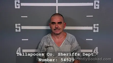 Mugshot of Michael Dean Machado booked in Tallapoosa County, Alabama on August 22, 2026