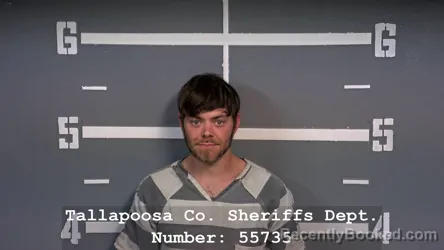 Booking photo from Tallapoosa County, Alabama