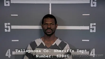 Mugshot of KELVIN MARKEES MATHEWS booked in Tallapoosa County, Alabama on March 6, 2026