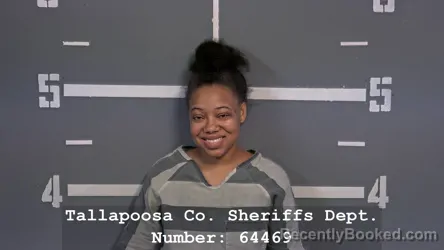 Mugshot of Shondrekia Jenee Banks booked in Tallapoosa County, Alabama on August 28, 2026