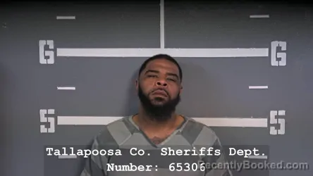 Mugshot of DESMOND DEVAUGHN TOLBERT booked in Tallapoosa County, Alabama on March 31, 2026