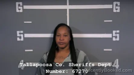 Mugshot of Kearre Lashea Bozeman booked in Tallapoosa County, Alabama on September 28, 2026