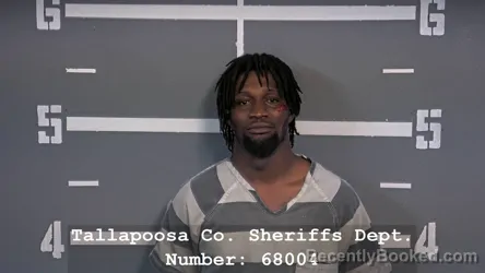 Mugshot of JACORY JAQUAN CRAYTON booked in Tallapoosa County, Alabama on May 23, 2026