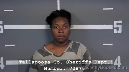 Mugshot of Lashonda Monique Jones booked in Tallapoosa County, Alabama on September 11, 2026