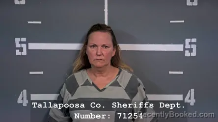 Mugshot of KESHA GAYE BURNETT booked in Tallapoosa County, Alabama on March 9, 2026