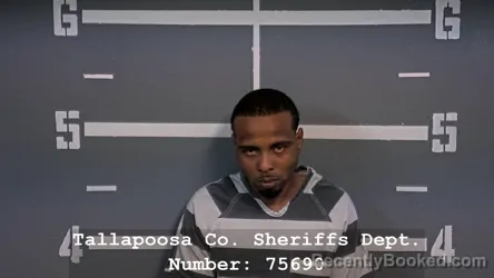 Mugshot of DAZMON NOTORIOUS SHAW booked in Tallapoosa County, Alabama on March 10, 2026