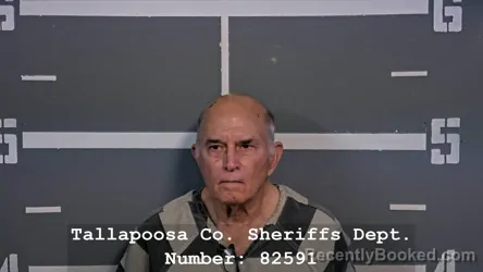 Mugshot of Stephen Anthony Giachelli booked in Tallapoosa County, Alabama on August 7, 2026