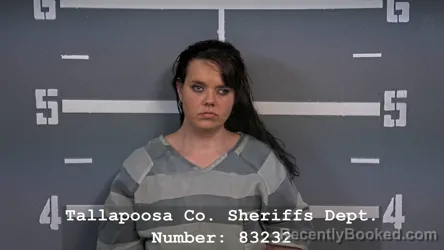 Booking photo from Tallapoosa County, Alabama