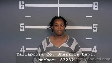 Mugshot of LEATHA LIKISHA MOORE booked in Tallapoosa County, Alabama on May 15, 2026