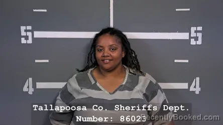 Mugshot of TINESHA QUINETTE STROUD booked in Tallapoosa County, Alabama on March 17, 2026