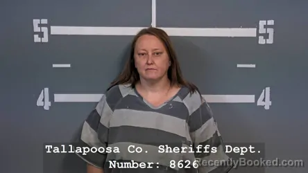 Mugshot of BRANDY DENISE BURCH booked in Tallapoosa County, Alabama on July 15, 2026