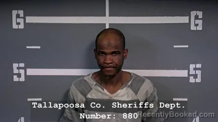 Mugshot of DERRICK LASHAWN CUNNINGHAM booked in Tallapoosa County, Alabama on March 26, 2026