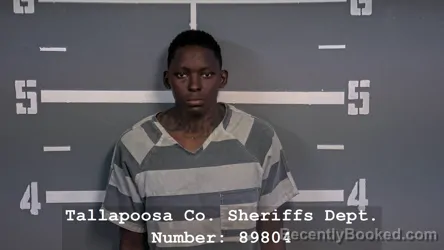 Mugshot of SEMAJAY MARDARIUS HOLLEY booked in Tallapoosa County, Alabama on June 24, 2026