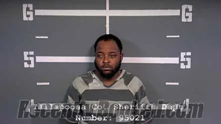 Booking photo from Tallapoosa County, Alabama