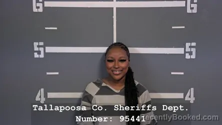 Mugshot of Jasmyn Keshuna Johnson booked in Tallapoosa County, Alabama on August 22, 2026