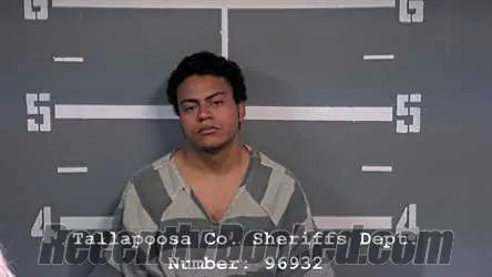 Booking photo from Tallapoosa County, Alabama