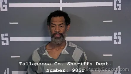 Mugshot of Jeffery Lamar Smith booked in Tallapoosa County, Alabama on August 27, 2026