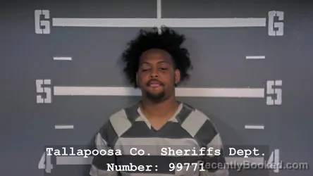 Mugshot of STEPHON SHONDAVIOUS BUCHANAN booked in Tallapoosa County, Alabama on March 7, 2026