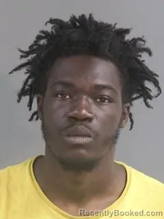 Mugshot of Tay'veon Mekhi Jenkins booked in Charleston County, South Carolina on August 25, 2026