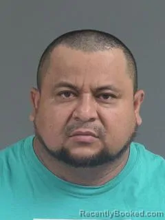 Mugshot of Santos Mauricio Guzman Hernandez booked in Charleston County, South Carolina on August 28, 2026