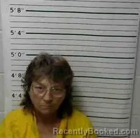 Mugshot of GWEN MARAN FRUGE booked in Allen County, Louisiana on May 8, 2026
