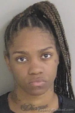 Mugshot of Allenishia Nicole McBride booked in Ascension County, Louisiana on April 8, 2026