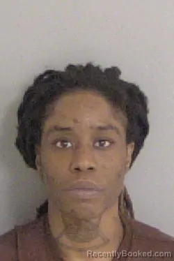Mugshot of Terrience Valencia Delaney booked in Ascension County, Louisiana on April 9, 2026