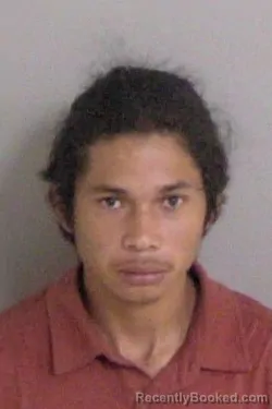 Mugshot of Bryan Joel Baires booked in Ascension County, Louisiana on April 25, 2026