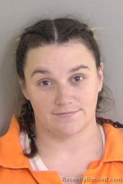 Mugshot of Belle Marie Bamber booked in Ascension County, Louisiana on May 15, 2026
