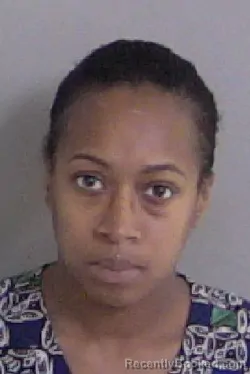 Mugshot of Kamerriah Lashun Webb booked in Ascension County, Louisiana on June 18, 2026