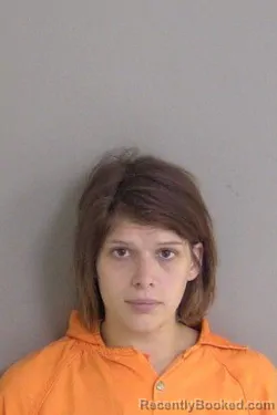Mugshot of Sarah Elizabeth Holloway booked in Ascension County, Louisiana on July 8, 2026