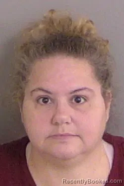 Mugshot of Elizabeth Michelle Allen booked in Ascension County, Louisiana on August 11, 2026
