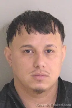 Mugshot of Luis Enrique Cardenas-Campos booked in Ascension County, Louisiana on September 20, 2026