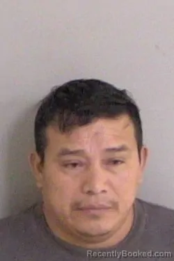 Mugshot of Arody Oved Carranza Guerra booked in Ascension County, Louisiana on September 22, 2026