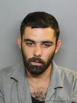 Mugshot of Giovanni Jay Harrington booked in Charlotte County, Florida on August 7, 2026