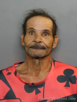 Mugshot of Marcelino Sanchez booked in Charlotte County, Florida on August 13, 2026