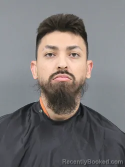 Mugshot of Vicente Botello booked in Cherokee County, South Carolina on April 6, 2026