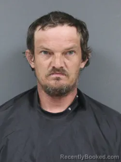 Mugshot of Russell Hedrick booked in Cherokee County, South Carolina on April 17, 2026