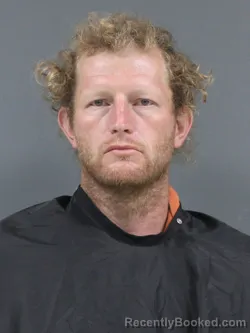 Mugshot of Christopher Mullinax booked in Cherokee County, South Carolina on July 11, 2026