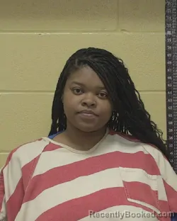 Mugshot of BRIANA JESHUN JONES booked in Bossier County, Louisiana on March 20, 2026