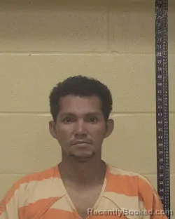 Mugshot of Cesar Rene Paguada-Valladares booked in Bossier County, Louisiana on August 28, 2026