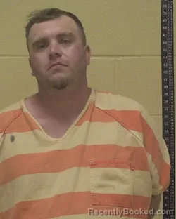 Mugshot of Caleb Taylor Thompson booked in Bossier County, Louisiana on August 24, 2026