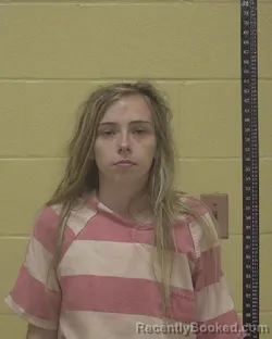 Mugshot of Emily Briann Lamberton booked in Bossier County, Louisiana on August 15, 2026