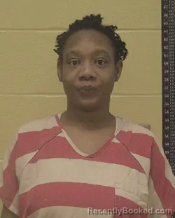 Mugshot of Glennisha Raychell Hicks booked in Bossier County, Louisiana on October 12, 2026